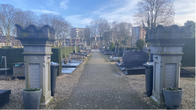 Begraafplaats aan de Molenpoort in Weert