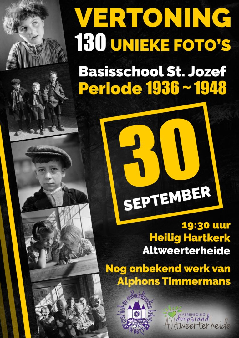 Poster historische gezichten herkennen Altweerterheide