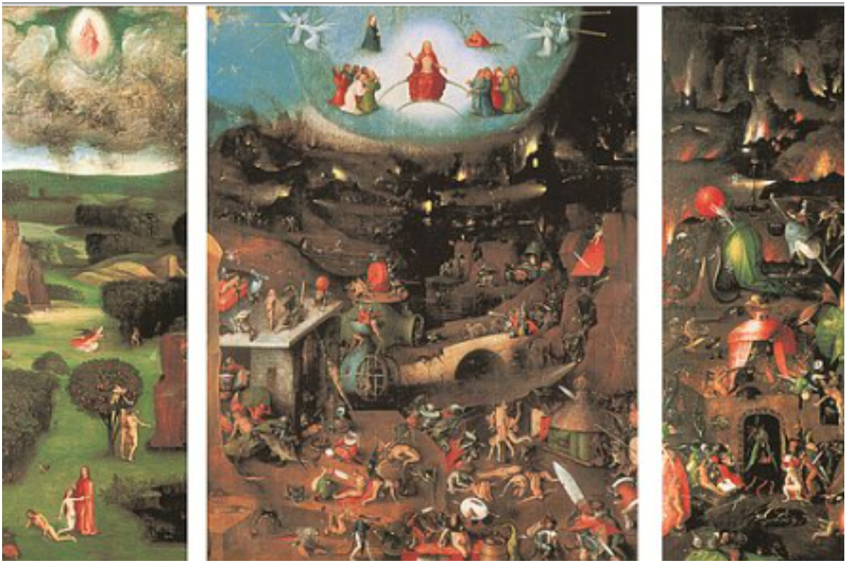 Het laatste oordeel, Hieronymus Bosch, Wenen