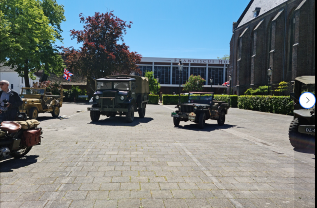kampement Re-enactment van het strijdtoneel van de Tweede Wereldoorlog.