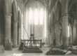 Foto van de guillotine opgeslagen in het voormalig stadsmagazijn in de Dominicanenkerk te Maastricht. Foto: Beeldbank Historisch Centrum Limburg. Fotocollectie GAM 21134
