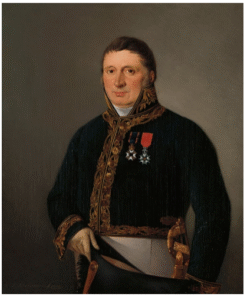 Portret van inspecteur-generaal A.F. Goudriaan door Izaak Schouman, 1829