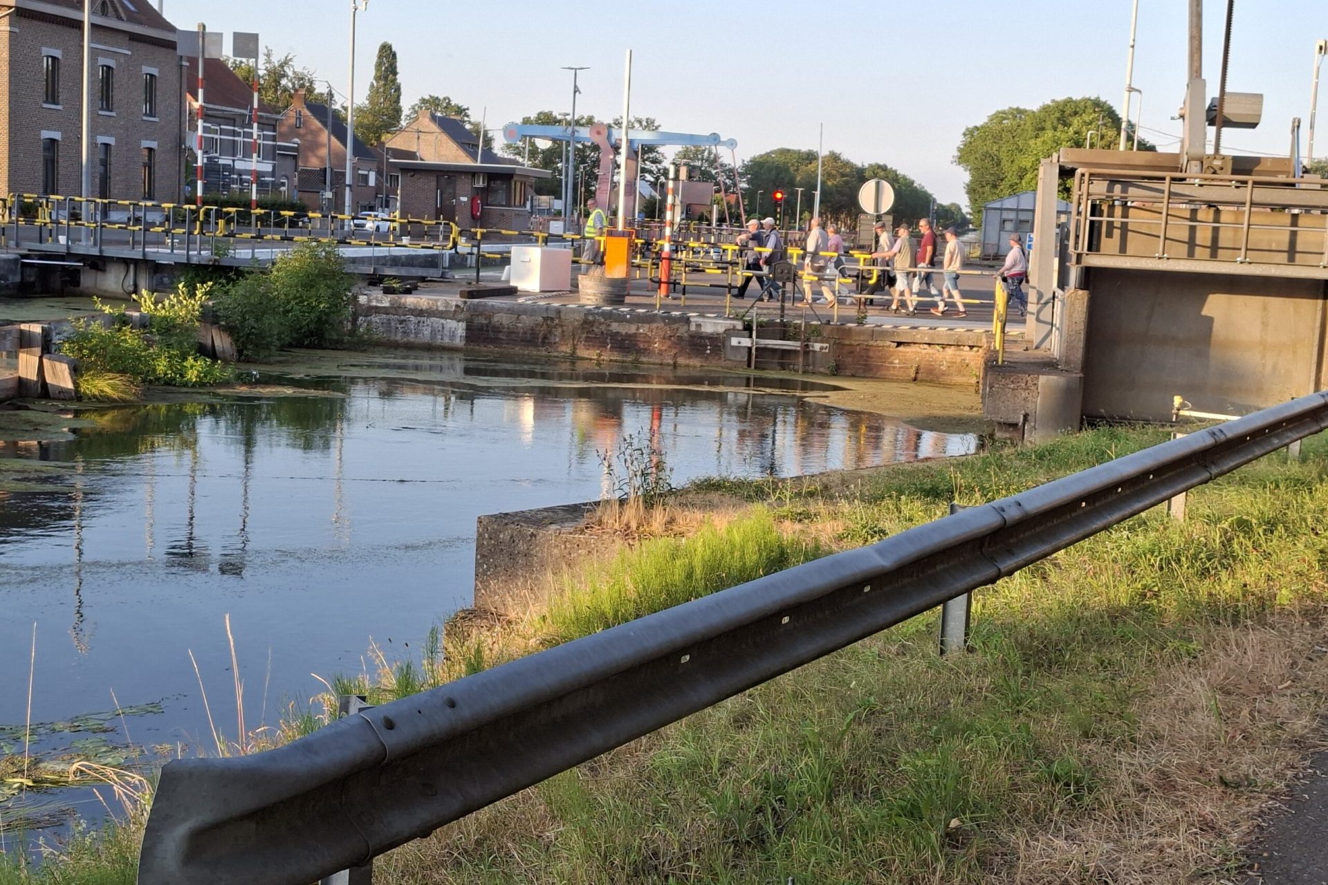 Zicht op sluis 17