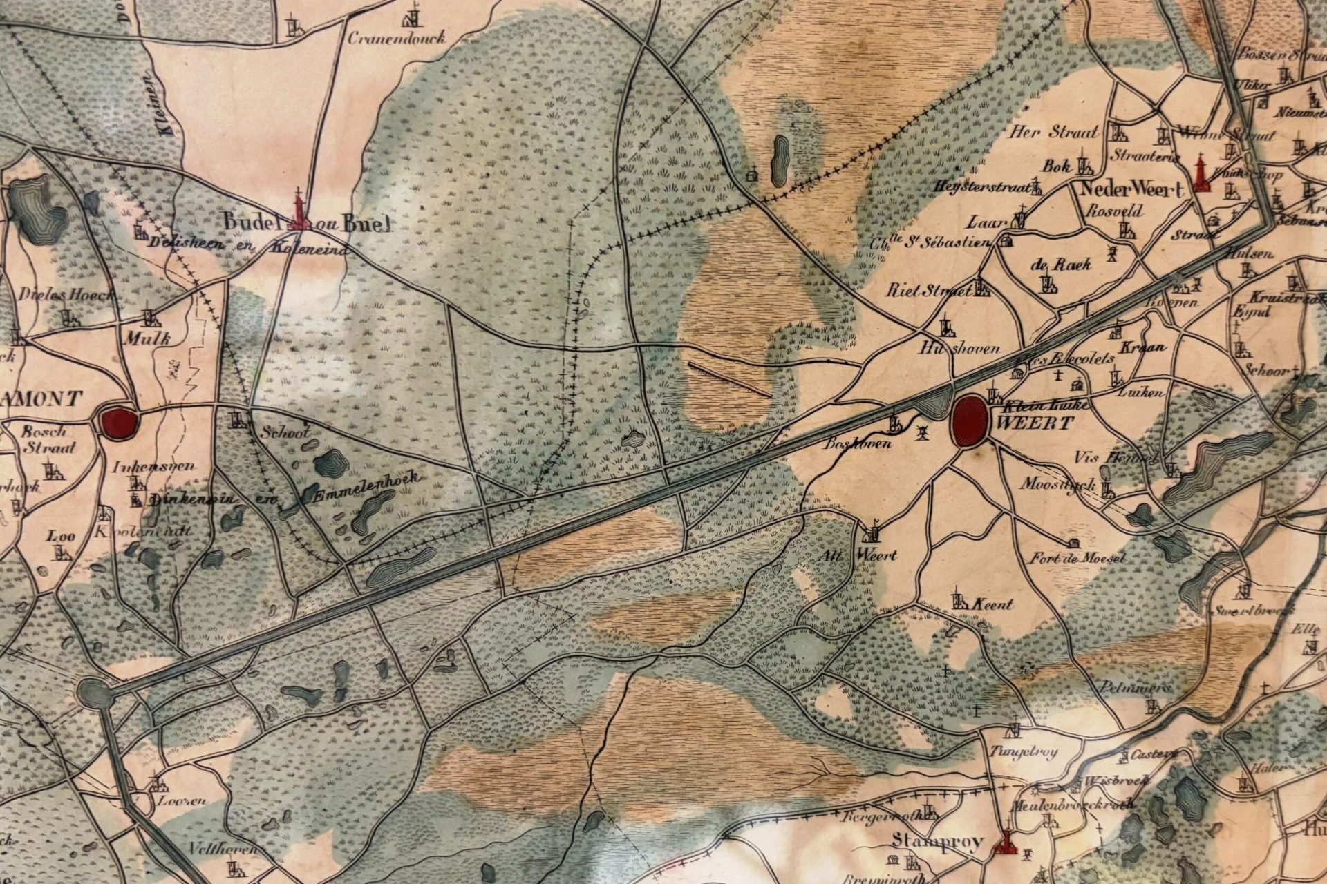 1:86.400,
Collectie: Stichting Geschiedschrijving Nederweert.